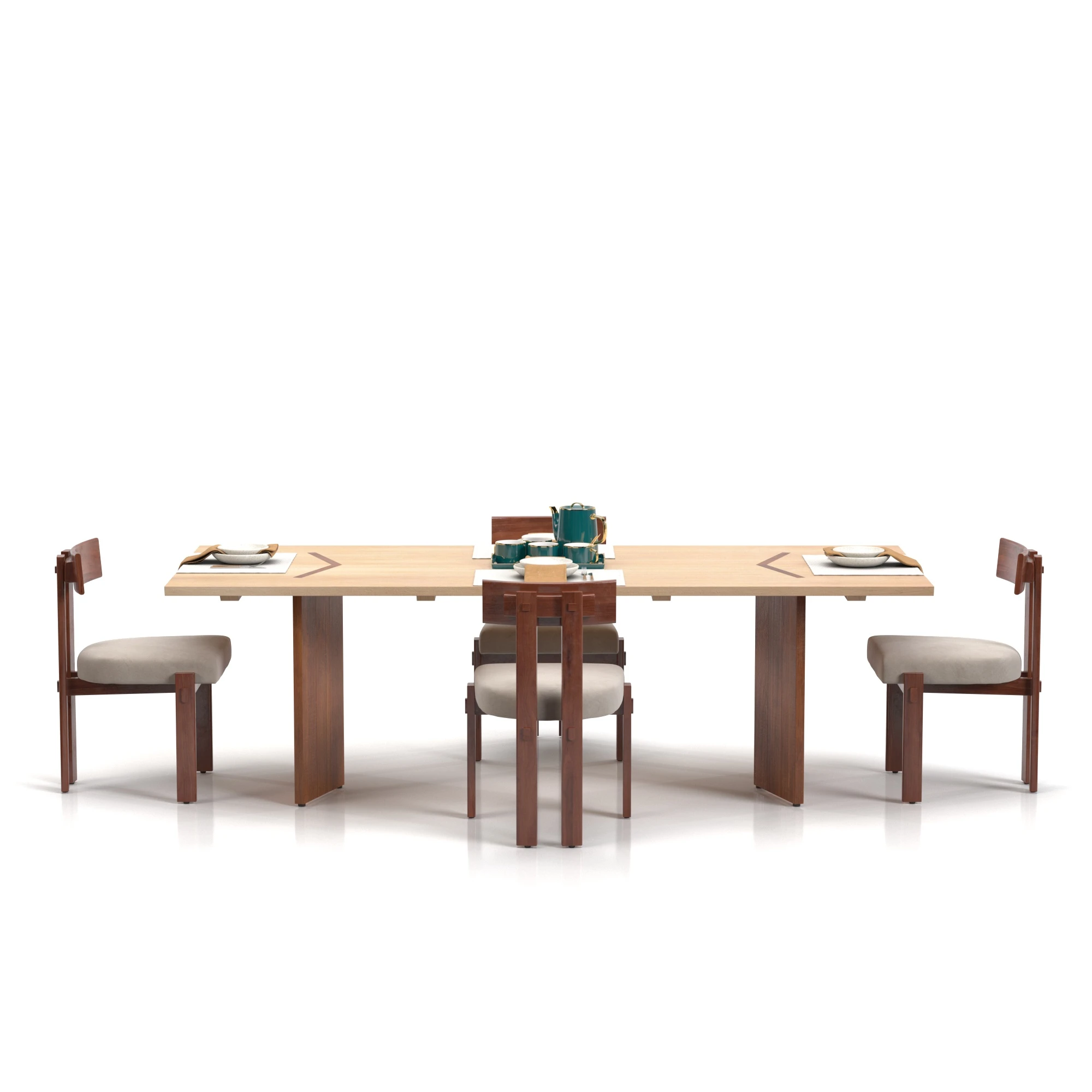 Dining Set 13 3D Model_06